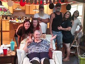 My 81st Birthday, and my family.